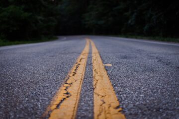 close up photo of gray concrete road