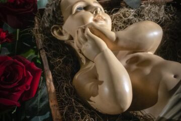 close up shot of a figurine
